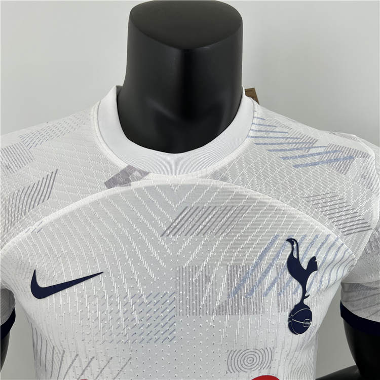 23/24 Tottenham Hotspur Soccer Jersey Home White Shirt (Authentic Version) - Click Image to Close